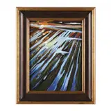 Flooded Fields Mattamuskeet by R. W. Brownlee, Oil on canvas, sold Oct 2022