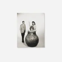 Bewitched by Philippe Halsman, unique Polaroid Type 52 Polapan print, sold Aug 2025