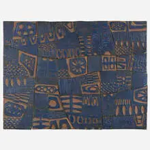 Wall mural by Raul Coronel, c. 1960, glazed earthenware, sold Jul 2022