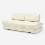 DS 85 daybed by De Sede, c. 1975, leather, chrome-plated steel, sold Jul 2022
