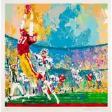 The Catch- Montana to Clark by LeRoy Neiman, 1991, serigraph, sold Sep 2025