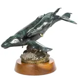 Generations by Randy Puckett, 2000, bronze sculpture with patina on wood base, sold Sep 2025