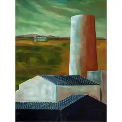 Whatever He Says by Suzanne Caporael, 1986, oil on canvas, sold Sep 2025