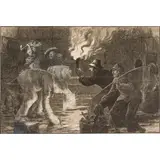 Untitled (SF Catacombs) by Wilfried Sätty, 1979, mixed media collage, sold Sep 2025