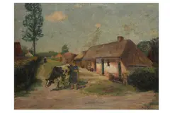 Untitled by Max Stern, oil on canvas, offered Jun 2021