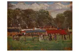 Untitled by Maurice MacGonigal, oil on panel, offered Jun 2021