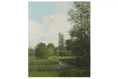 Untitled by Charles Neal, oil on canvas, offered Jun 2021