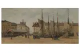 Untitled by Jules Lessore, oil on canvas, offered Jun 2021