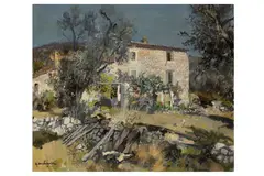 Untitled by Gabriel Deschamps, oil on canvas, offered Jun 2021