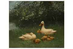Untitled by Constant Artz, oil on canvas, offered Jun 2021