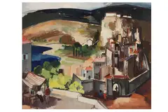 Untitled by Vilmos Aba-Novák, gouache, offered Jun 2021
