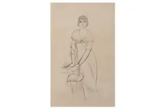 Untitled by Bernard Boutet de Monvel, pencil, offered Jun 2021