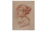 Untitled by Simeon Solomon, 1886, drawing, offered Jun 2021