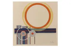 Untitled by František Kupka, 1946, lithograph, offered Jun 2021