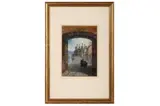 Untitled by Alfred Slocombe, oil on paper, offered Jun 2021