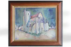Untitled by Pierre Zucchelli, oil on canvas, offered Jun 2021