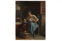 Untitled by Giuseppe Magni, oil on canvas, offered Jun 2021