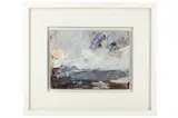 Untitled by Judy Buxton, oil on board, offered Jun 2021