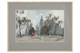 Untitled by Edward Wesson, watercolour, offered Jun 2021