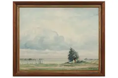 Untitled by Albert Pütz, watercolour, offered Jun 2021