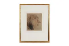Untitled by William Huggins, watercolour and pencil24, offered Jun 2021