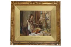Untitled by Percy Lancaster, watercolor, offered Jun 2021