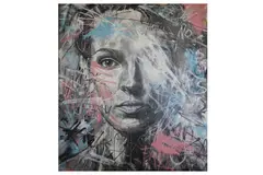 Untitled by David Walker, oil, offered Jun 2021