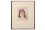 Untitled by Sara Rossberg, acrylic on paper, offered Jun 2021