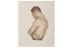 Untitled by Sara Rossberg, watercolour and graphite on paper, offered Jun 2021