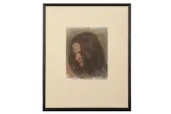 Untitled by Sara Rossberg, acrylic on paper, offered Jun 2021