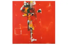 Untitled by Moko Khachatryan, oil on canvas, offered Jun 2021