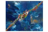 Untitled by Ola Rutter, acrylic on canvas, offered Jun 2021