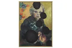Untitled by Ines Berger, oil on canvas, offered Jun 2021