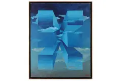 Untitled by Keith Milow, oil on canvas, offered Jun 2021
