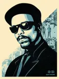 Untitled by Shepard Fairey, screenprint, offered Jun 2021