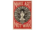 Untitled by Shepard Fairey, screenprint, offered Jun 2021