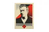 Untitled by Shepard Fairey, screenprint, offered Jun 2021