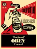 Untitled by Shepard Fairey, screenprint, offered Jun 2021