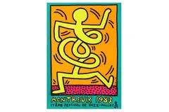 Untitled by Keith Haring, screenprint, offered Jun 2021