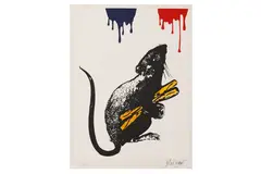 Untitled by Blek le Rat, screenprint, offered Jun 2021