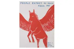 Untitled by David Shrigley, lithograph, offered Jun 2021