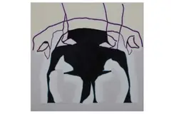 Untitled by Andy Collins, oil and alkyd on canvas, offered Jun 2021