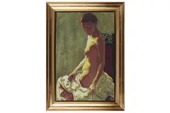 Untitled by Sheila Tiffin, oil on canvas, offered Jun 2021