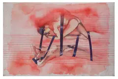 Untitled by Steve Rush, 1984, watercolour, offered Jun 2021