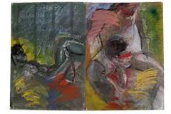 Untitled by Steve Rush, watercolour, offered Jun 2021