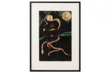 Afro Lunar Lovers IInumbered 184/250, screenprint and giclée in colors with embossing and gold leaf, on wove paper by Chris Ofili, screenprint and giclée, offered Jun 2021