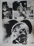 Original artwork in monochrome, for Nemesis, in Judge Dredd, 17th September 1988, 470 x 364mm, together with a copy of the related published comic (2) by John Hicklenton, print (other), sold Aug 2019