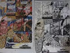 Original artwork in full colour by John Hicklenton, drawing, sold Aug 2019