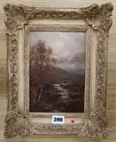 In Glenmark by Allan Ramsay, 1904, oil on board, sold Aug 2019