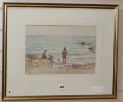 The Young Mariners by Robert Eadie, watercolour, sold Aug 2019